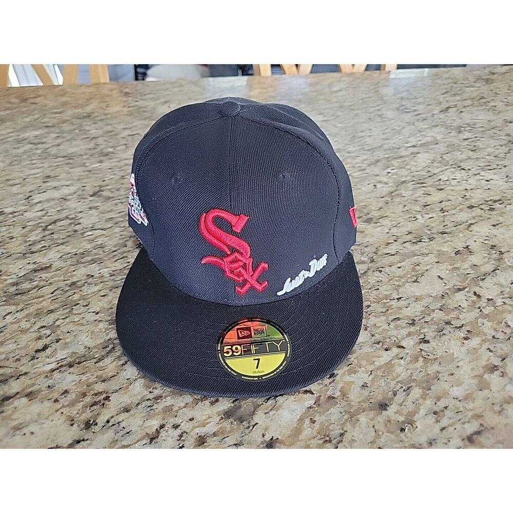 Chicago White Sox hat cap New Era 59Fifty Fitted Size 7 MLB Baseball 2003